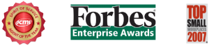 Awards Icons - Spirit of Service, Forbes, Top Small Workplaces 2007